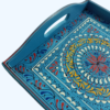 Bundi Work Tray/Pakistani Hand Painted Tray/Homedeccor (Size: L: 45cm, W: 30cm) - Image 3