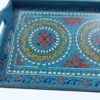 Bundi Work Tray/Pakistani Hand Painted Tray/Homedeccor (Size: L: 45cm, W: 30cm) - Image 5