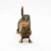 Handmade Brass Dog Figurine (15cm) – Unique Home Decor & Collectible Craft - Image 5