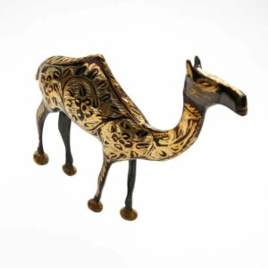 Handcrafted Brass Camel Figurine – Collectible & Elegant Home Decor & Gift Item (Size: 20 cm)