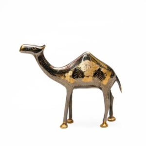 Handmade Brass Camel Figurine (15cm) – Stunning Home Decor & Collectible Craft