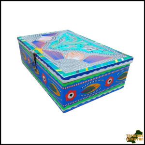 Chamakpatti Box: Real Truck Art Design for Storage and Decoration (W-25, H-17 cm)