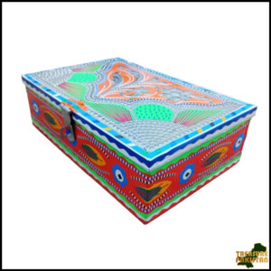 Chamakpatti Box: Real Truck Art Design for Storage and Decoration (W-25, H-17 cm)