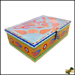 Chamakpatti Box: Real Truck Art Design for Storage and Decoration (W-25, H-17 cm)