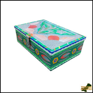 Chamakpatti Box: Real Truck Art Design for Storage and Decoration (W-25, H-17 cm)