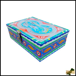 Chamakpatti Box: Real Truck Art Design for Storage and Decoration (W-20, H-14 cm)