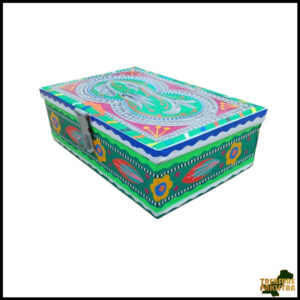 Chamakpatti Box: Real Truck Art Design for Storage and Decoration (W-20, H-14 cm)