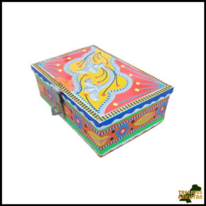 Chamakpatti Box: Real Truck Art Design for Storage and Decoration (W-16, H-11 cm)