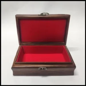 “Elegant Wooden Jewelry Box with Elephant Design – Timeless Craftsmanship” 20 x 13cm