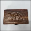 "Elegant Wooden Jewelry Box with Camel Design – Timeless Craftsmanship" 20 x 13cm - Image 3
