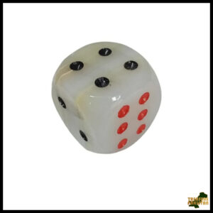 Premium Onyx Marble Dice – Handcrafted Luxury Gaming Set