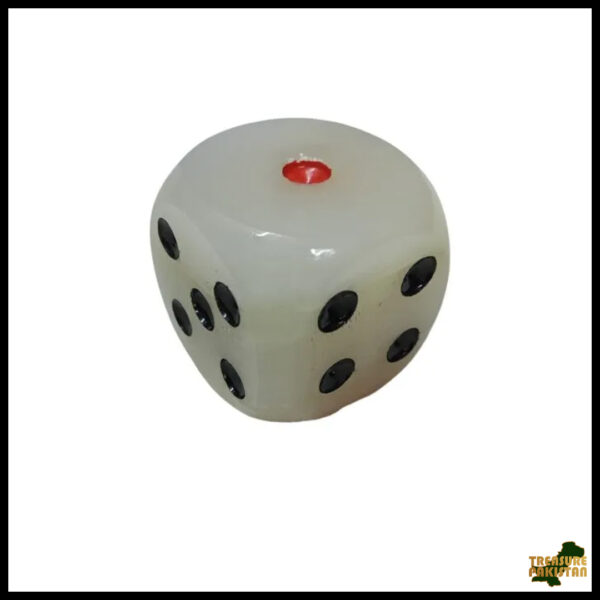 Premium Onyx Marble Dice – Handcrafted Luxury Gaming Set