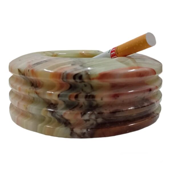 Onyx Ashtray Tukri Work Size 10 cm - Image 3
