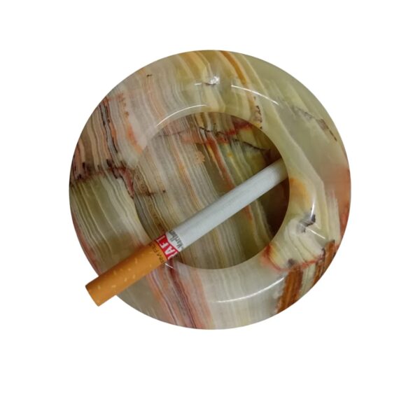Onyx Ashtray Tukri Work Size 10 cm - Image 4