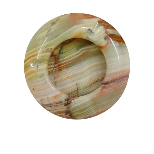 Onyx Ashtray Tukri Work Size 10 cm - Image 2
