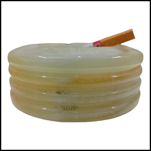 Onyx Ashtray Tukri Work Size 10 cm - Image 5