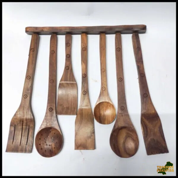 Sustainable Wooden Spoon Set – Plastic-Free Cooking Tools