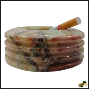 Onyx Ashtray Tukri Work Size 10 cm