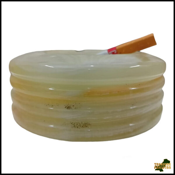 Onyx Ashtray Tukri Work Size 10 cm