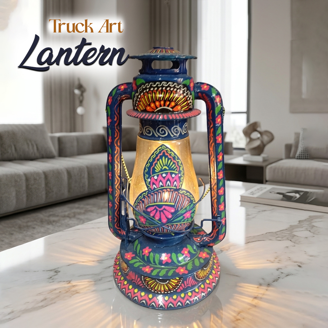 Truck Art Lantern (H-35cm)