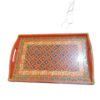 Bundi Work Tray/Pakistani Hand Painted Tray/Homedeccor (Size: L: 45cm, W: 30cm) - Image 3
