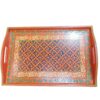 Bundi Work Tray/Pakistani Hand Painted Tray/Homedeccor (Size: L: 45cm, W: 30cm) - Image 6