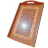 Bundi Work Tray/Pakistani Hand Painted Tray/Homedeccor (Size: L: 45cm, W: 30cm) - Image 9