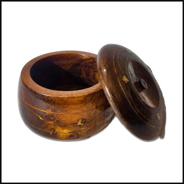 Wooden Tea Coasters 6pcs (10cm) - Image 3