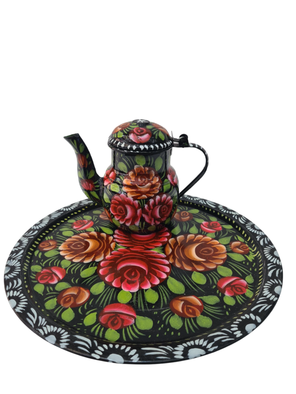 Truck Art Tea Kettle Set – Includes 4 Cups & Tray - Image 4
