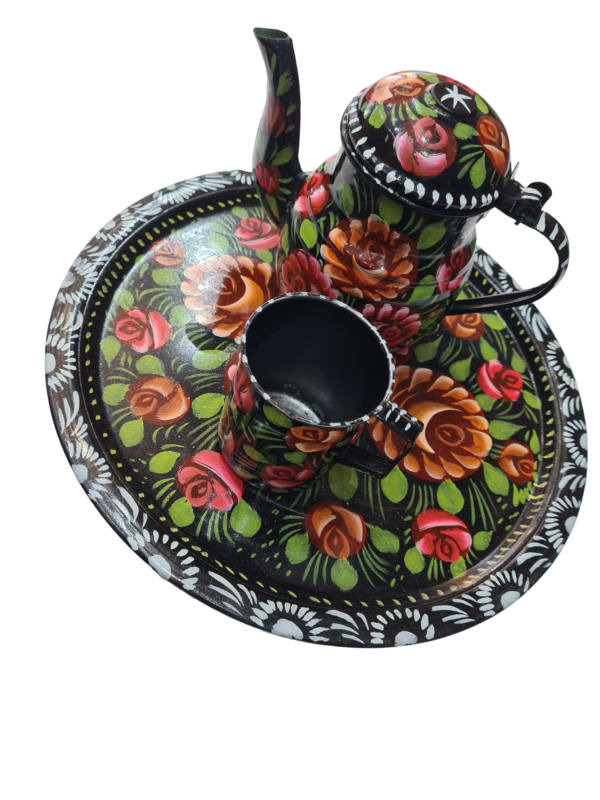 Truck Art Tea Kettle Set – Includes 4 Cups & Tray - Image 16