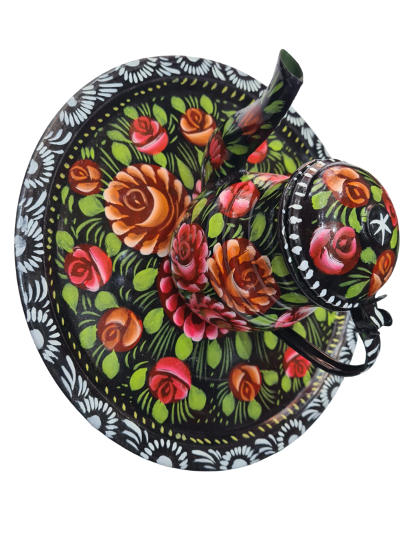 Truck Art Tea Kettle Set – Includes 4 Cups & Tray - Image 17