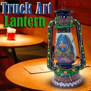 Truck Art Lantern (H-32cm)
