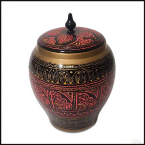 Naqsheen Wooden Candy Jar (13cm)