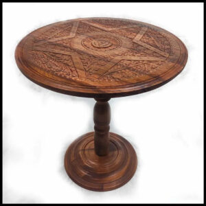 Wooden Coffee Table D-43cm| H:46cm