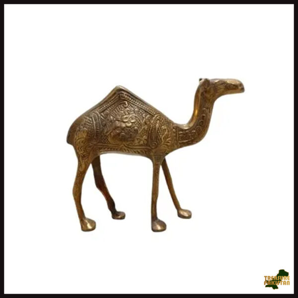 Handmade Brass Camel Figurine (15cm) – Stunning Home Decor & Collectible Craft