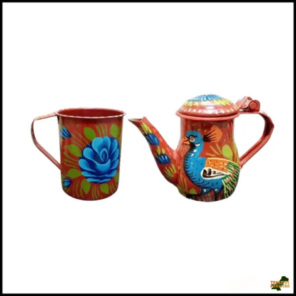 Truck Art Kettle with cup