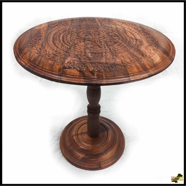 Wooden Coffee Table D-43cm| H:46cm
