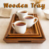 Wooden Tray 3pcs Set – Elegant, Multi-Purpose Serving Trays for Home & Kitchen