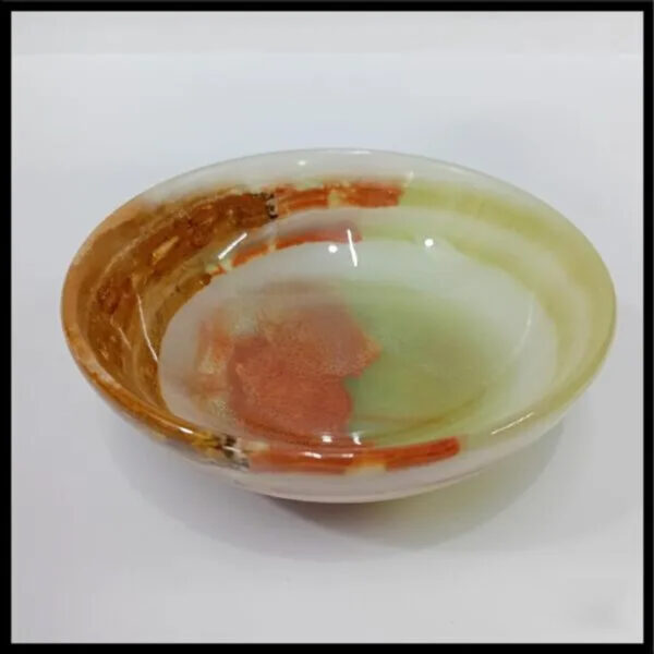 Onyx Bowl for Home Décor Size 12.5 cm - Image 2