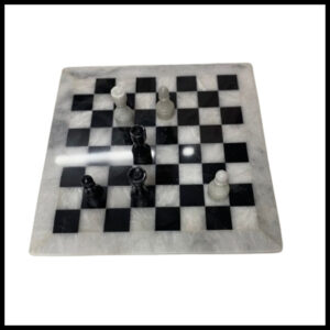 Handmade Onyx Chess Board Set Size 30 cm
