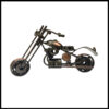 Handcrafted Vintage Metal Motorcycle size : 15cm - Image 2