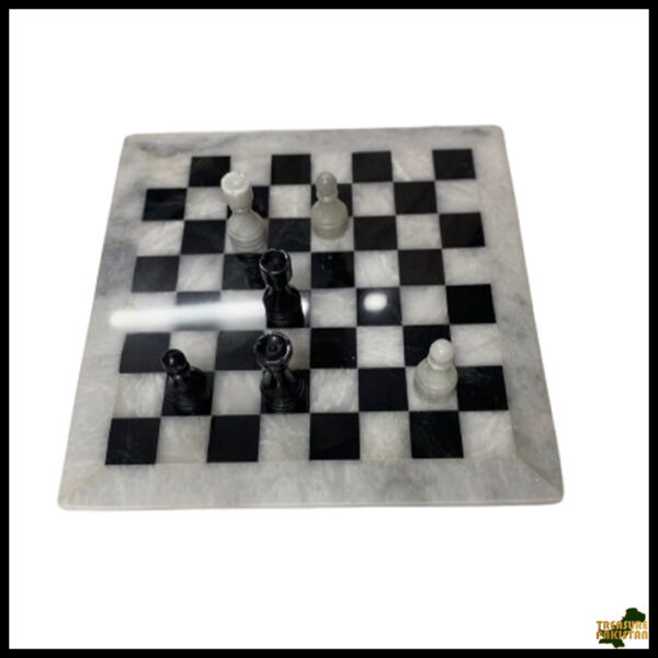 Handmade Onyx Chess Board Set Size 30 cm