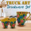 Truck Art Drinkware Set (5 pcs)