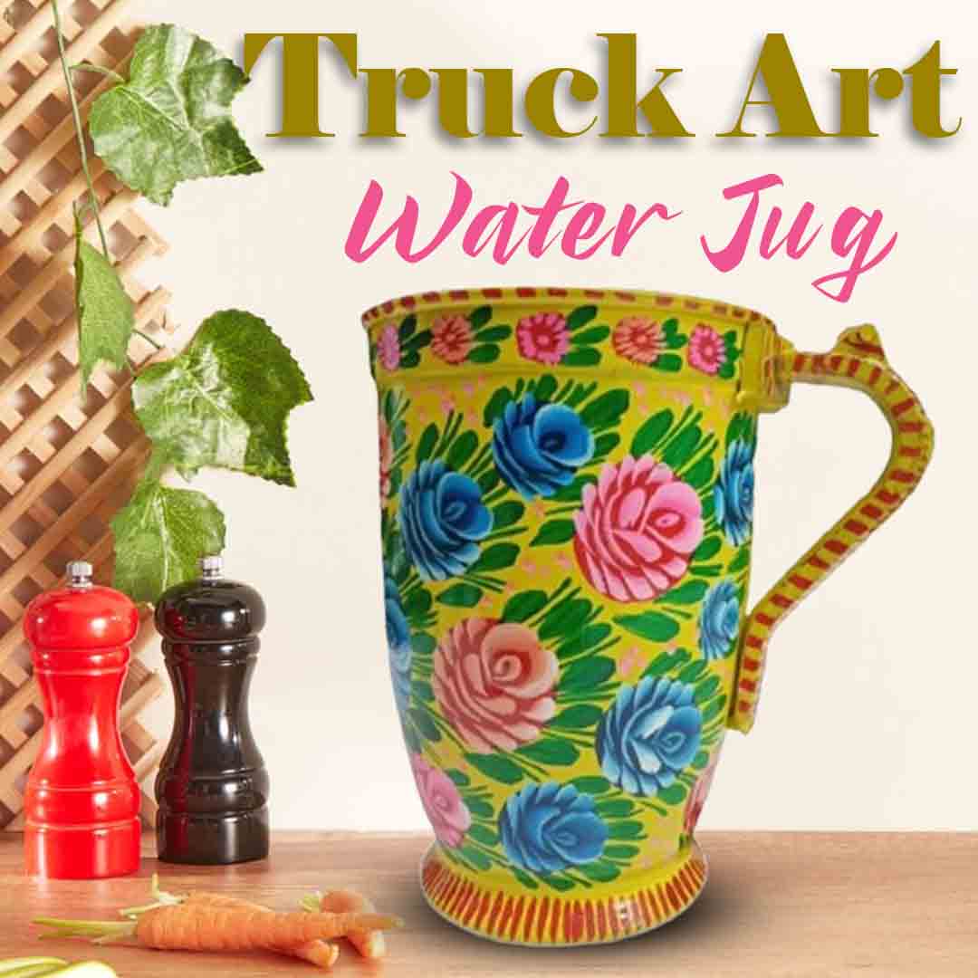 Truck Art Water Jug (H-20cm/Capacity 2 Litre)