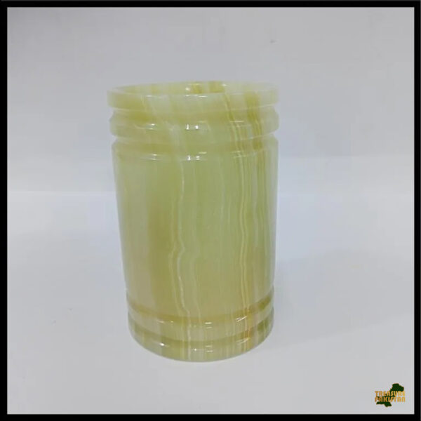 Onyx Pen Holder (Size-H:12cm X W:7cm)