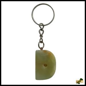 Handcrafted Onyx Marble Alphabetic Keychain