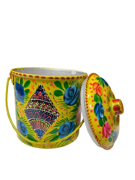 Truck Art Milk Bucket (Size : 15cmx12cm) - Image 4