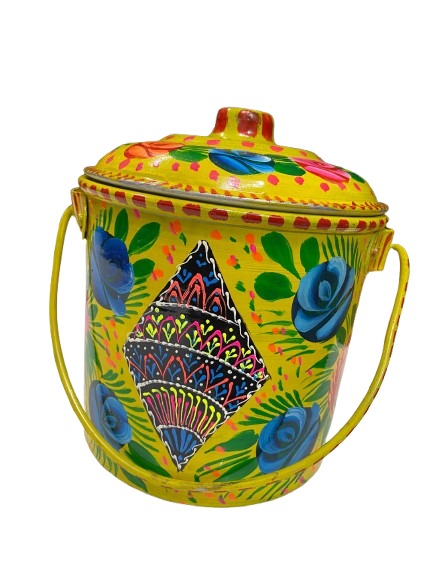 Truck Art Milk Bucket (Size : 15cmx12cm) - Image 9