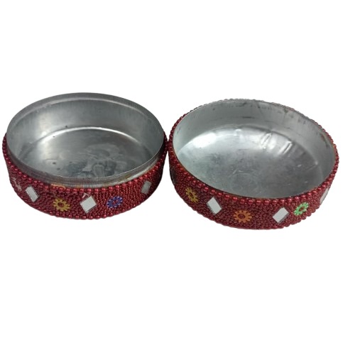 Handcrafted Decorative Bajri Box – Set of 3 - Image 15