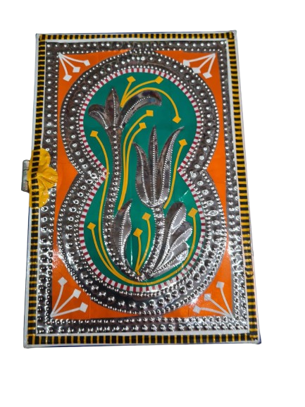 Chamakpatti Box: Real Truck Art Design for Storage and Decoration (W-20, H-14 cm) - Image 6